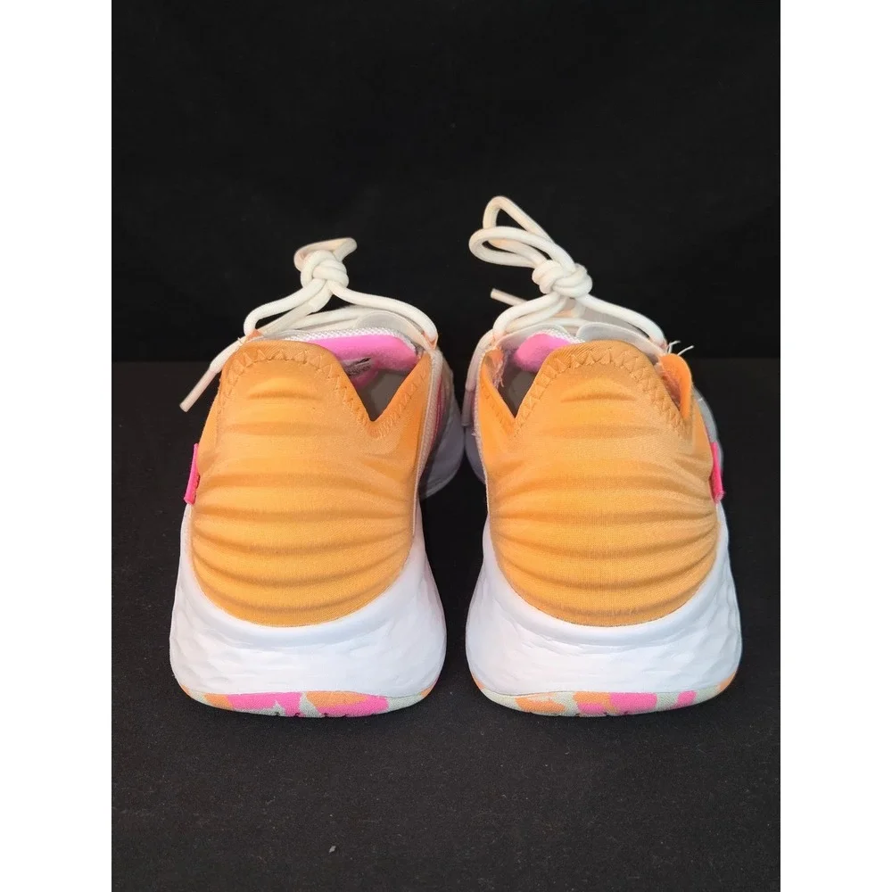 New Balance Fresh Foam Roav Men's Size 6 White Orange Pink Running Shoes GEROVNV
